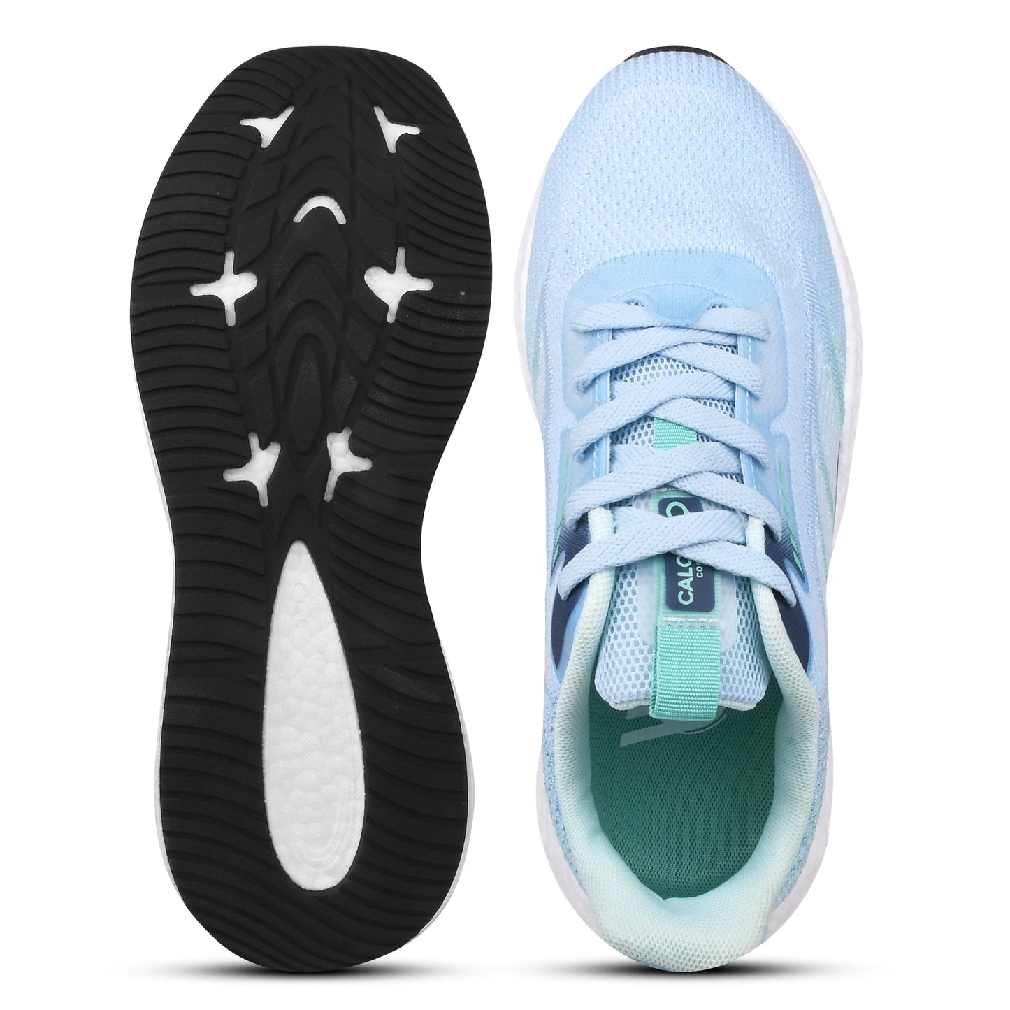 Comfortable Lightweight Lifestyle Men’s Running Shoes in Sky Green with Soft and Flexible Sole