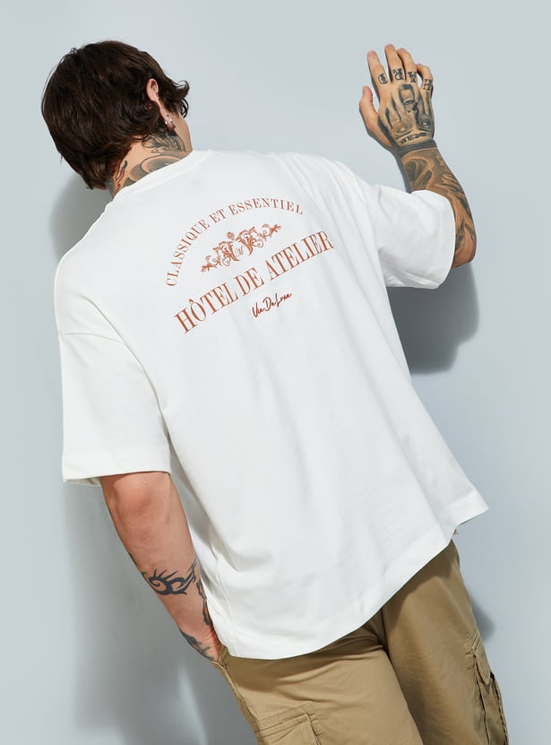 Stylish Men’s Printed Boxy Fit T-Shirt with Modern Graphic Prints and Soft Fabric