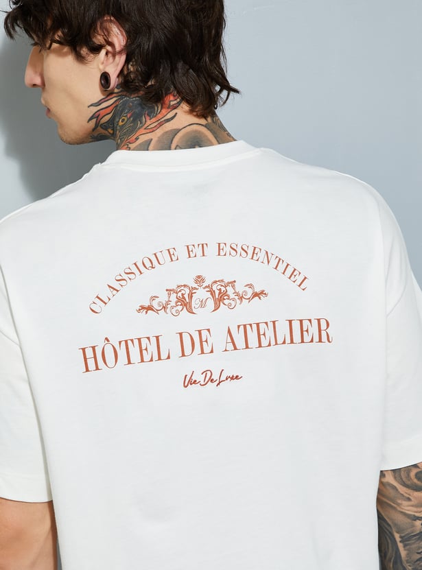 Stylish Men’s Printed Boxy Fit T-Shirt with Modern Graphic Prints and Soft Fabric