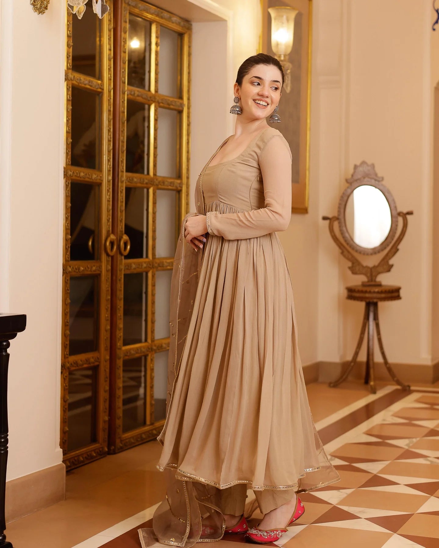 Ekani Gotapatti Georgette Suit Set For Women