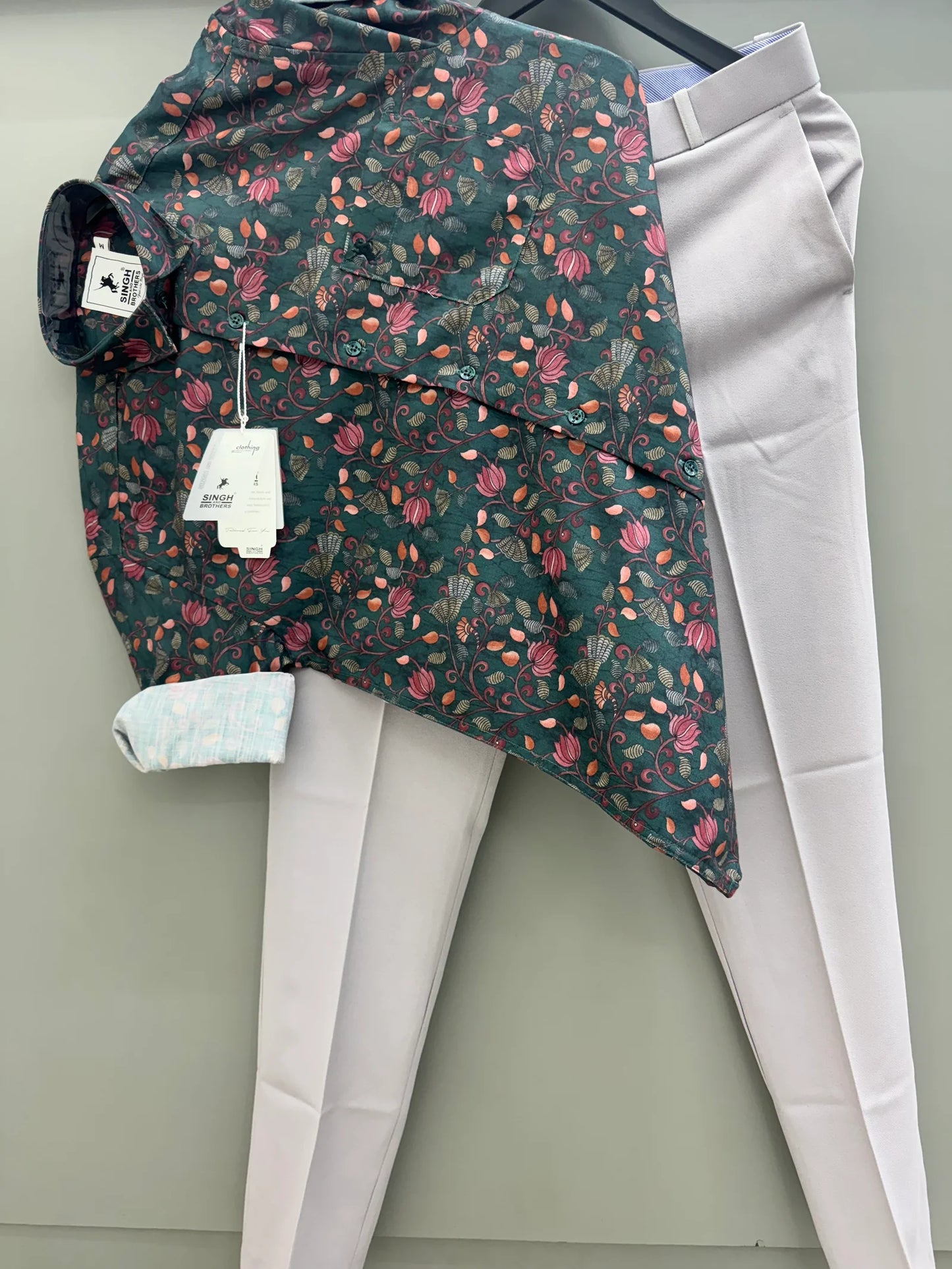 Lightweight Linen Shirt and Linen Pant Combo