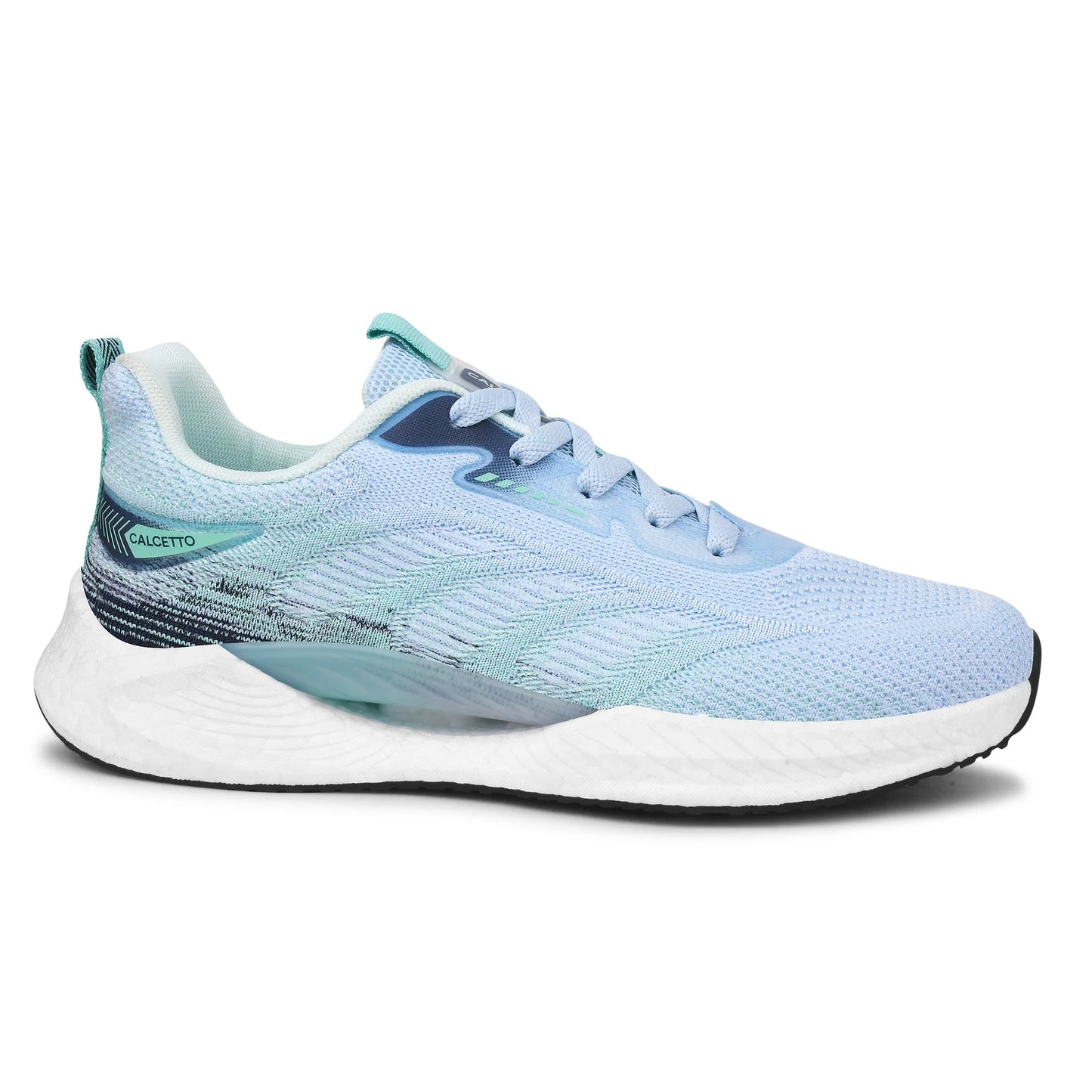 Comfortable Lightweight Lifestyle Men’s Running Shoes in Sky Green with Soft and Flexible Sole