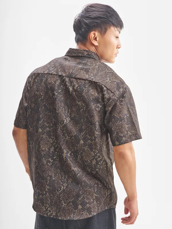 Premium Men’s Multi Printed Relaxed Fit Casual Shirt Perfect for Casual and Street Style Outfits