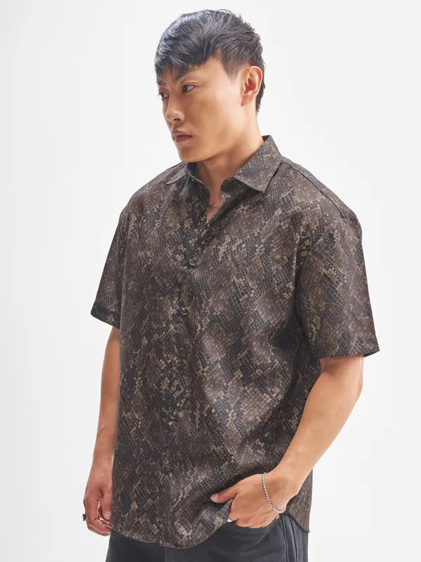 Premium Men’s Multi Printed Relaxed Fit Casual Shirt Perfect for Casual and Street Style Outfits