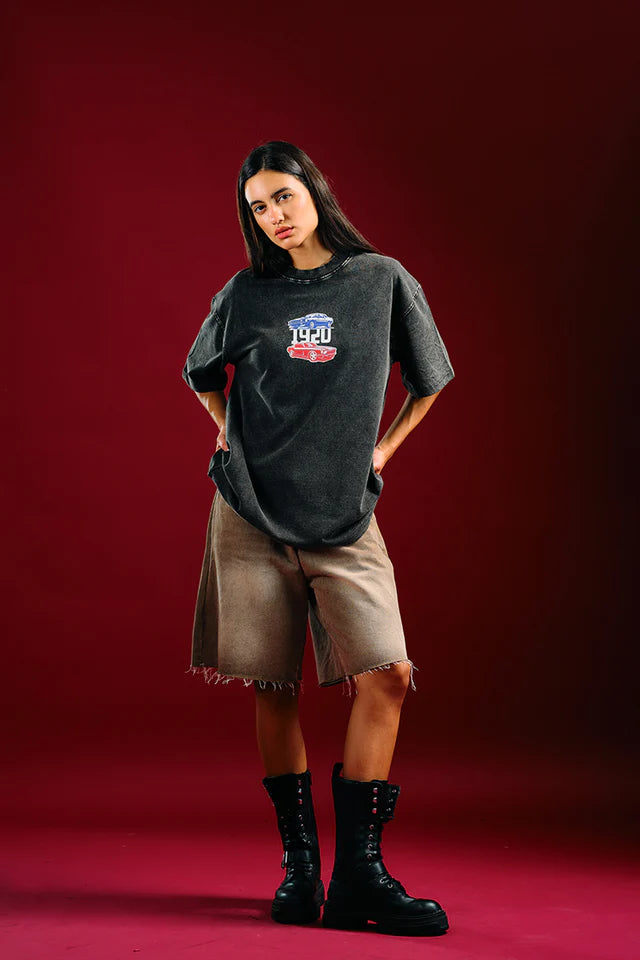 Women’s Not Hot Oversized T-Shirt with Bold Statement Print and Comfortable Fit