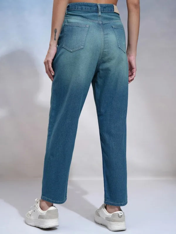 Women Blue Relaxed Fit Stretchable Jeans