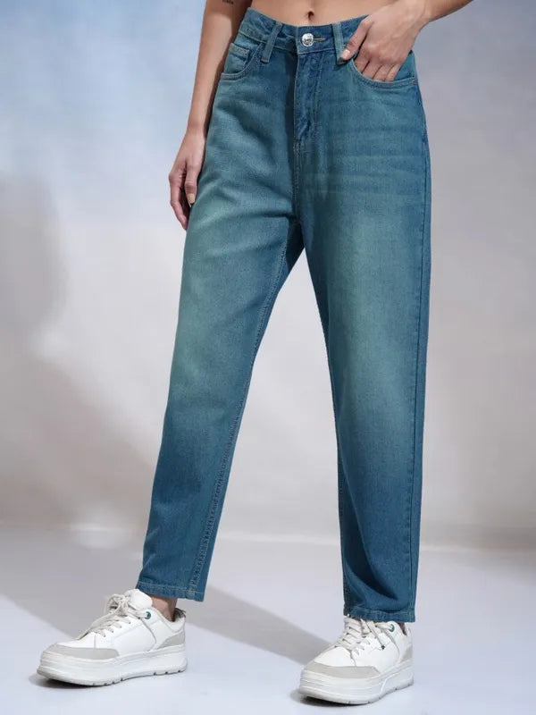 Women Blue Relaxed Fit Stretchable Jeans