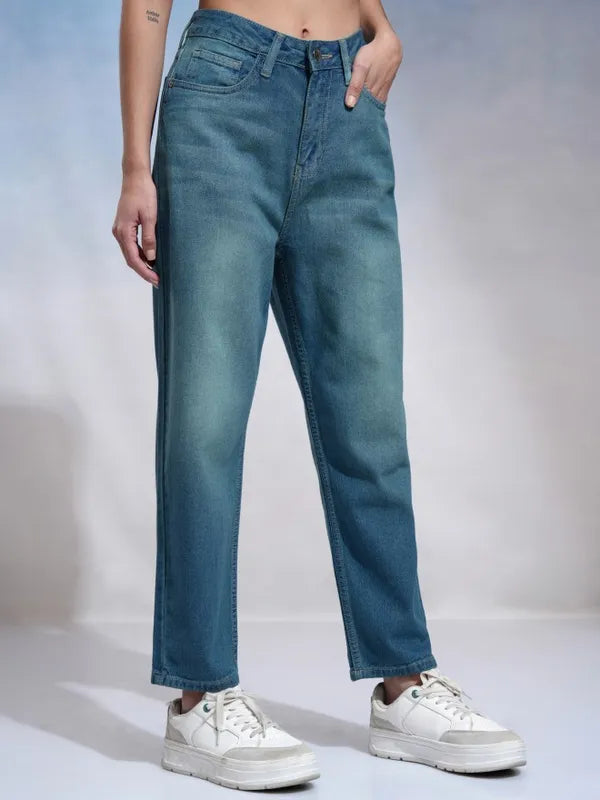 Women Blue Relaxed Fit Stretchable Jeans
