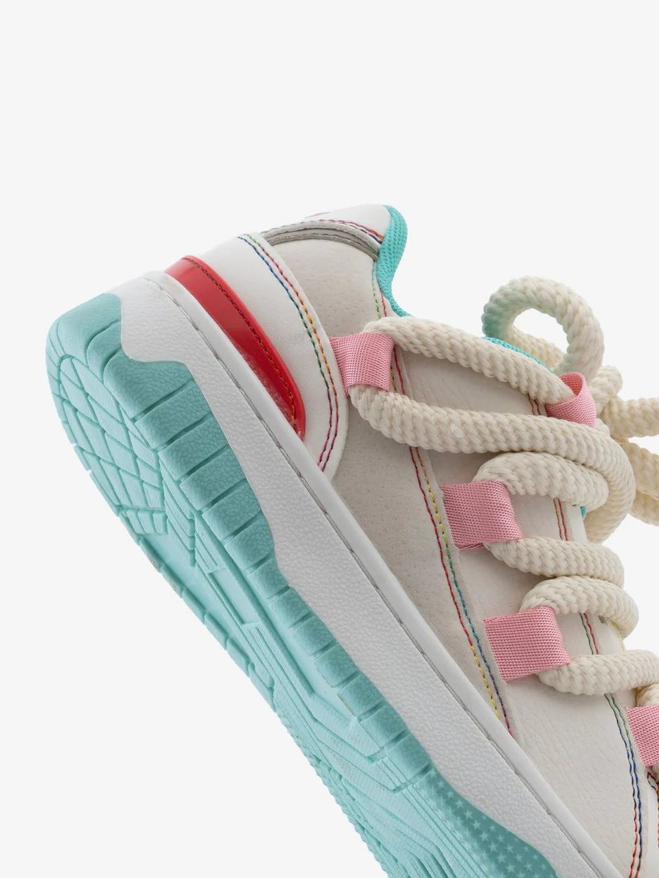 Classic Urban Mint Pink Flat Low Top Sneakers for Women with Durable Rubber Outsole