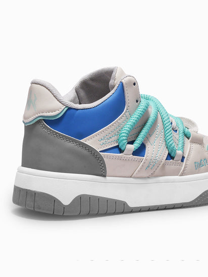 Stylish Blue Sneakers for Women with Breathable Upper and Modern Design