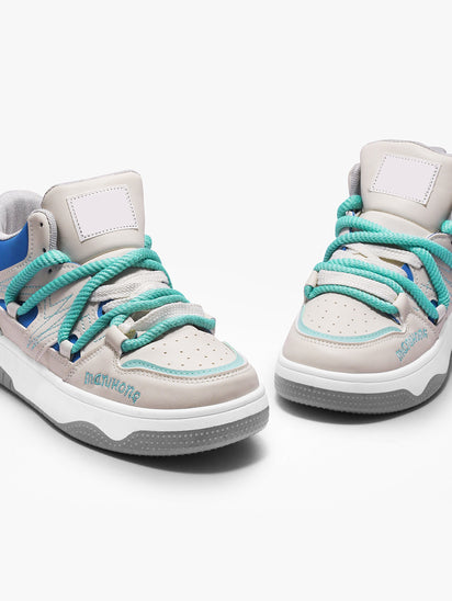 Stylish Blue Sneakers for Women with Breathable Upper and Modern Design