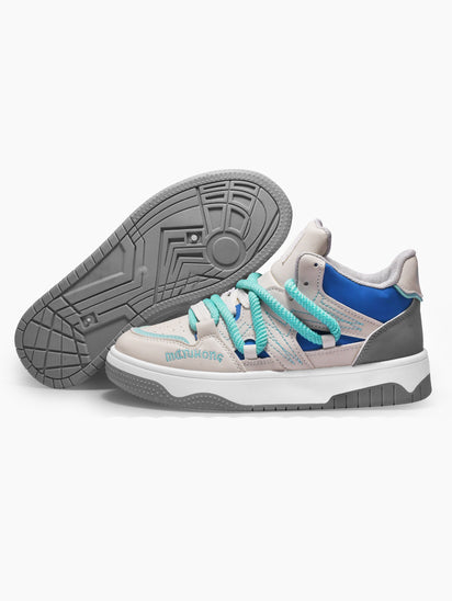 Stylish Blue Sneakers for Women with Breathable Upper and Modern Design