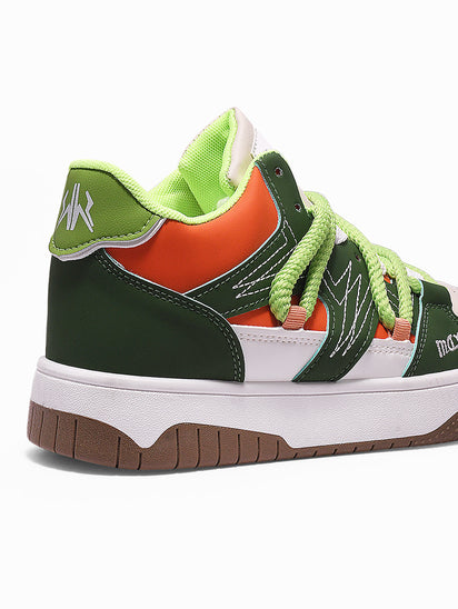 Women’s Sailor Green Sneakers with Comfortable Cushioned Sole