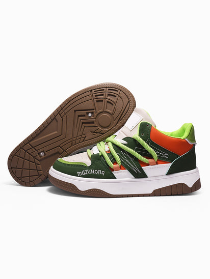 Women’s Sailor Green Sneakers with Comfortable Cushioned Sole
