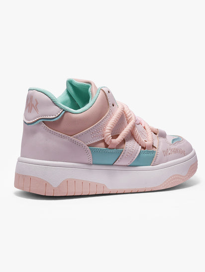 Women’s Sailor Pink Sneakers with Comfortable Cushioned Sole