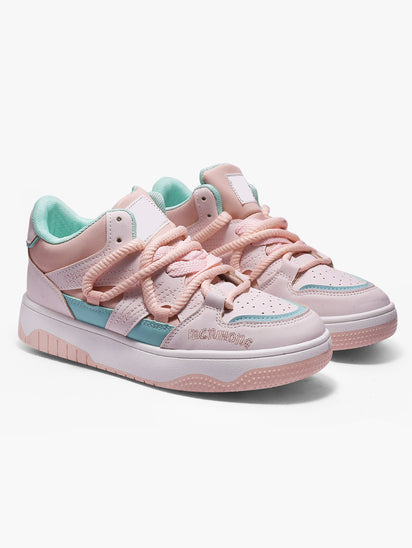 Women’s Sailor Pink Sneakers with Comfortable Cushioned Sole