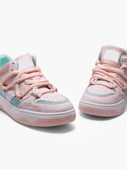 Women’s Sailor Pink Sneakers with Comfortable Cushioned Sole