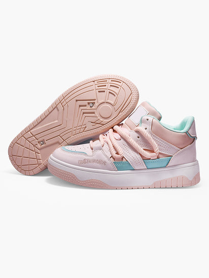 Women’s Sailor Pink Sneakers with Comfortable Cushioned Sole