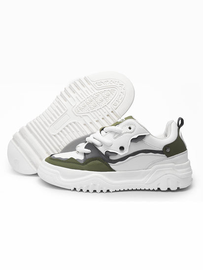 Trendy Green Sneakers for Men with Comfortable Fit for Everyday Casual Wear