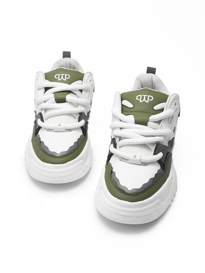 Trendy Green Sneakers for Men with Comfortable Fit for Everyday Casual Wear