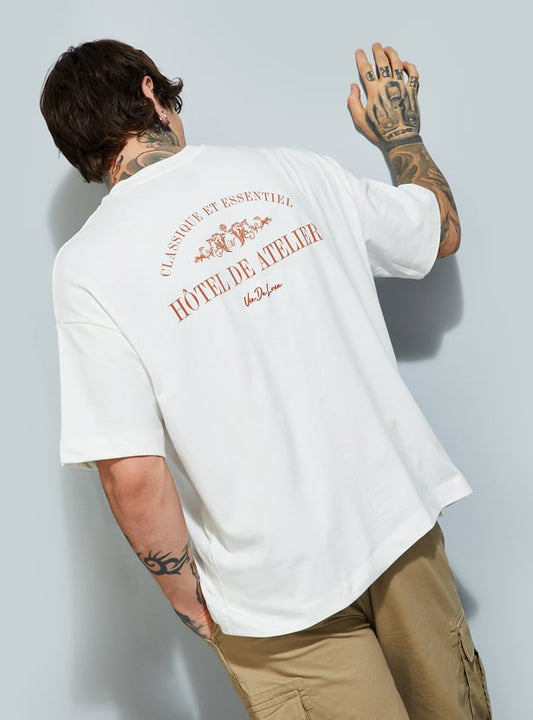 Stylish Men’s Printed Boxy Fit T-Shirt with Modern Graphic Prints and Soft Fabric