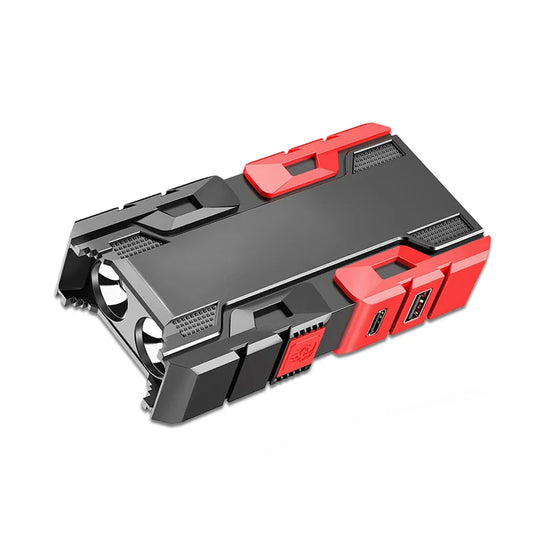 Portable Mini Power Bank with Integrated LED Flashlight for Charging and Emergency Lighting