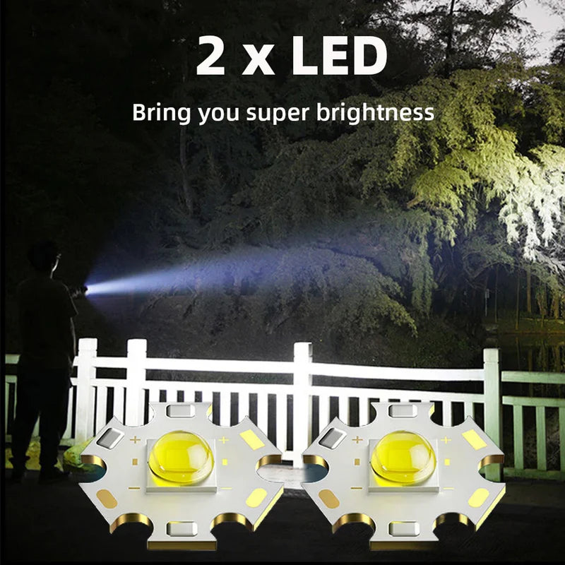 Portable Mini Power Bank with Integrated LED Flashlight for Charging and Emergency Lighting