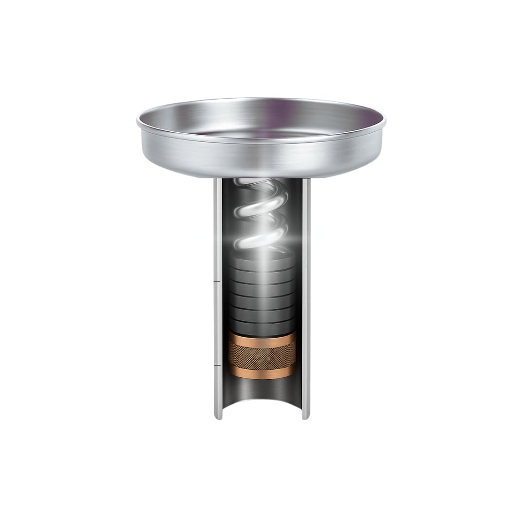 Premium Water Structuring Device with Cymatic Sound Technology Gold Finish and Magnetic Field Enhancement