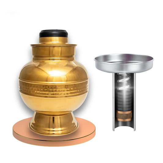 Premium Water Structuring Device with Cymatic Sound Technology Gold Finish and Magnetic Field Enhancement
