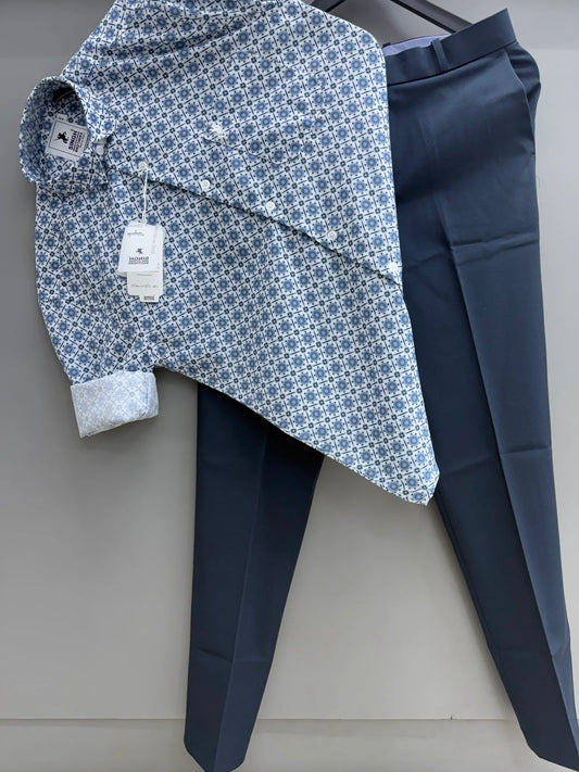 Casual Printed Shirt with Matching Pant for Comfortable