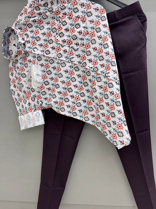 Stylish Printed Shirt with Matching Pant