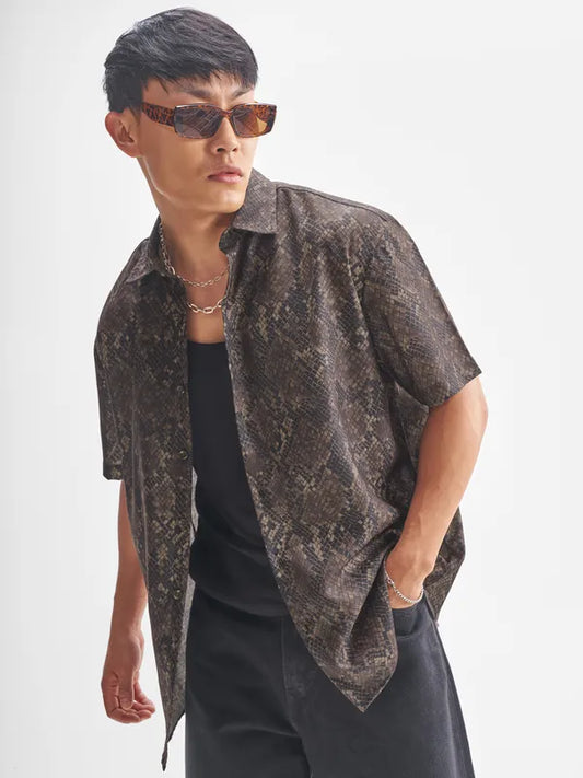 Premium Men’s Multi Printed Relaxed Fit Casual Shirt Perfect for Casual and Street Style Outfits