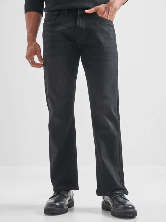 Premium Men’s Grey Straight Fit Jeans for Casual and Street Style Outfits