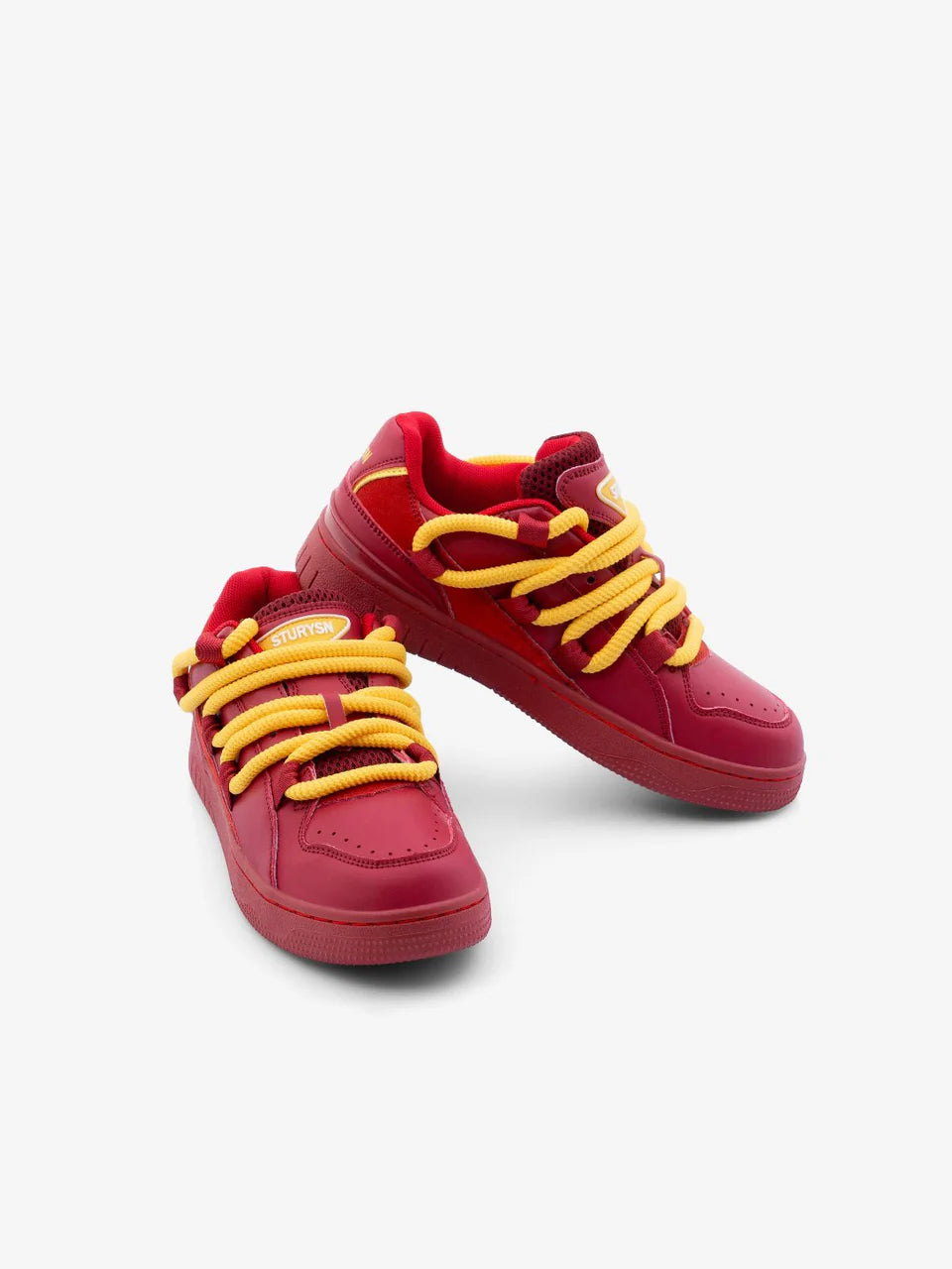 Trendy Sturysn Urban Cherry Pop Flat Low Top Classy Women’s Sneakers for Stylish Everyday Wear