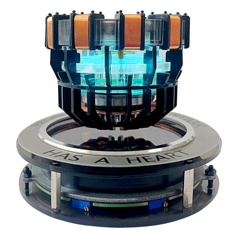 Floating Arc Reactor Display Decorative Collectible Replica for Superhero Lovers and Collectors
