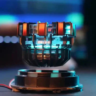 Floating Arc Reactor Display Decorative Collectible Replica for Superhero Lovers and Collectors