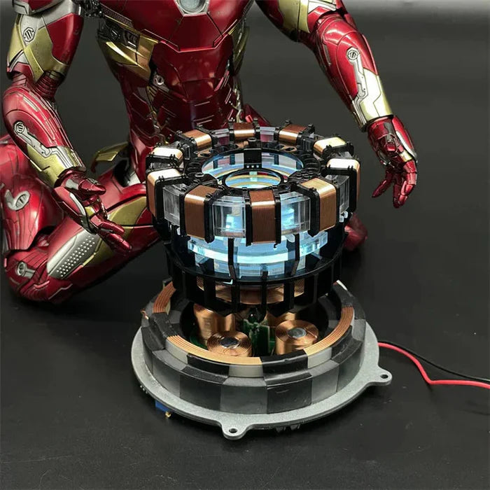 Floating Arc Reactor Display Decorative Collectible Replica for Superhero Lovers and Collectors