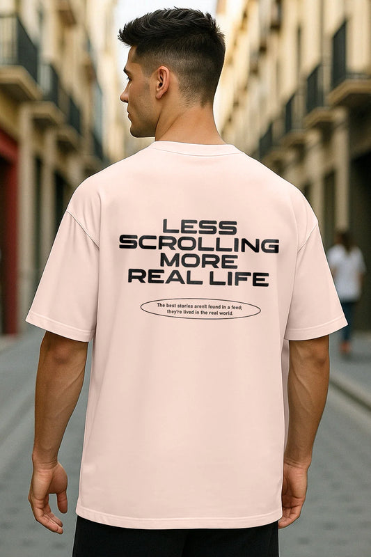 Trendy Less Scrolling Oversized T-Shirt with Comfortable Loose Fit for Everyday Wear