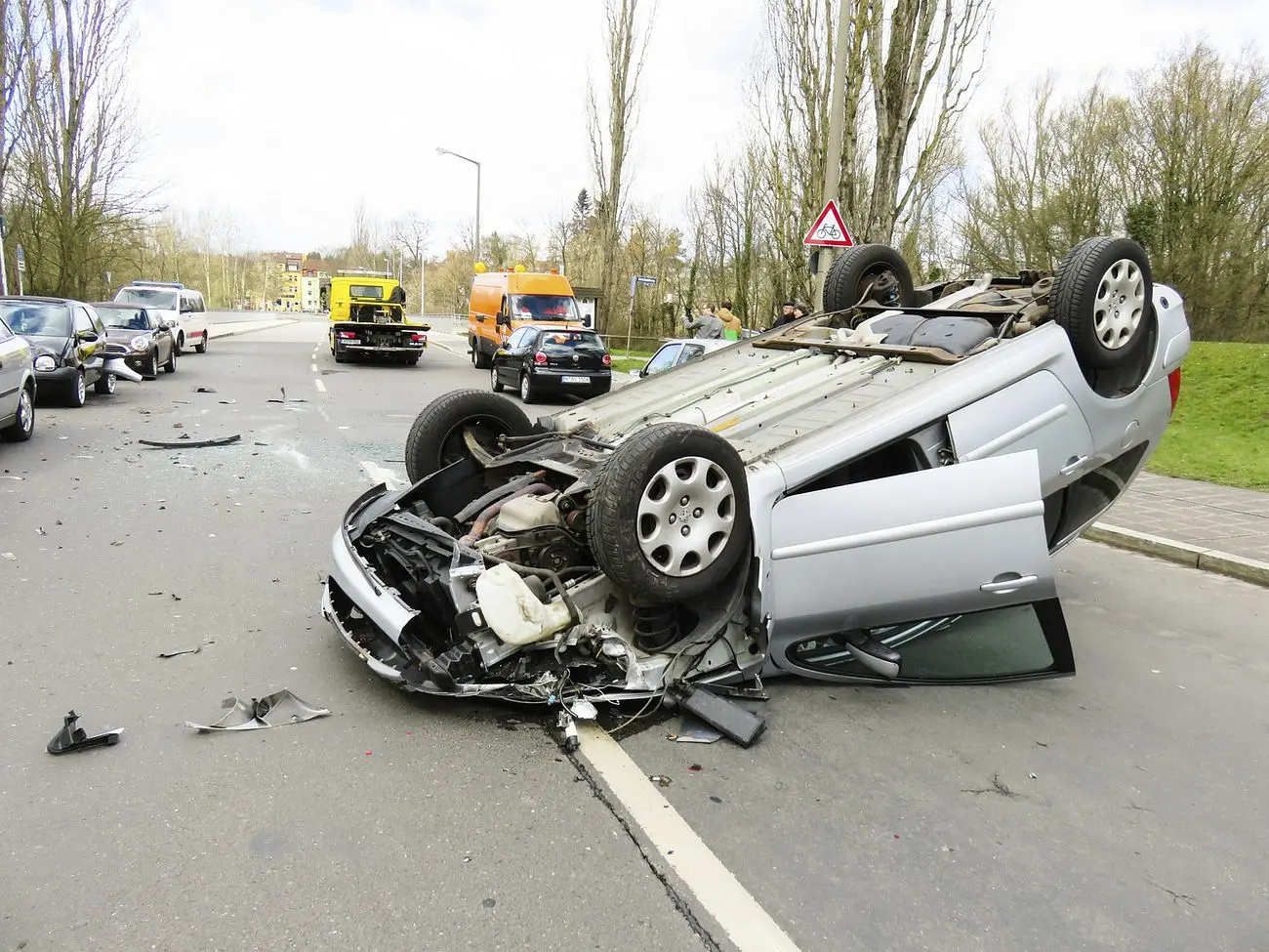 Free car accident image